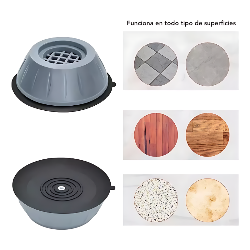 Almohadillas Antivibratorias de Goma